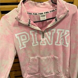 Victoria's Secret Pink Tie-Dye Cowl Neck Sweater